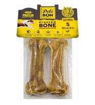 DELİBON DERİ PRES KEMİK 12CM S BOY 2Lİ PAKET NATUREL 12CMX2AD.