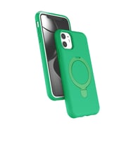 iPhone 11 Regal Magsafe Standlı Kapak - Yeşil