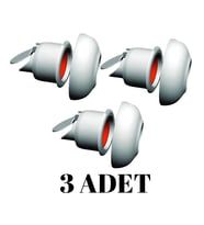 3 Adet Koku Yok! Çekvalfli Adaptör Conta Lavabo Gideri Koku Önleyici