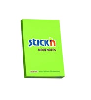 Hopax Stickn 76x51mm Yapışkanlı Not Kağıdı Neon Yeşil 100 Yaprak