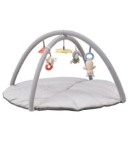 Oyuncaklı Bebek Oyun Halısı 90X49 cm MeridyenDukkan Gri Renk Aktivite-Bebek Jimnastiği Oyun Halısı