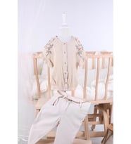 Babyhola Bluz Pantolon Çocuk Yazlık Takım 4341 (Bej)