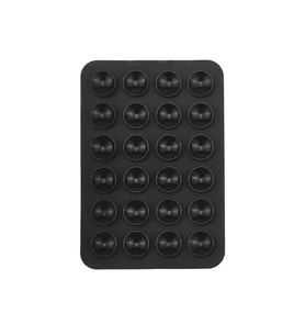 Lexroo Öpücüklü 02 Çift Taraflı Silikon Telefon Tutucu 6,50cm x 10cm - Siyah