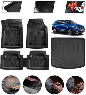 Mg Zs 2020-2026 Ust Uyumlu Paspas Araca Özel Bagaj Havuzu MBS Siyah