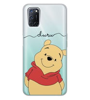 Oppo Winnie Bear Tasarımlı Şeffaf Telefon Kılıfı