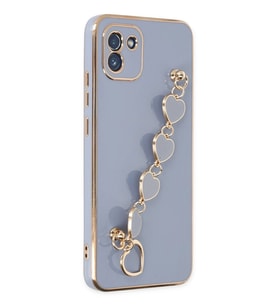 Durukar® Samsung Galaxy A03 Kılıf Esila Silikon - Gri
