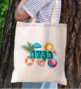 BK Gift Avşa Temalı Kanvas Bez Plaj Çantası Baskılı Omuz Çantası, Alışveriş Çantası, Arkadaşa Hediye
