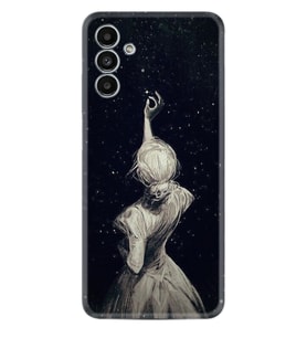 Samsung A23 A31 A32 A50 A51 A52 A53 A70 Kılıf Desenli Silikon Star Woman 1332