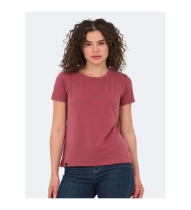 Slazenger Paytons Kadın Kısa Kol T-shirt - Slazenger - Bordo - ST00107-Bordo-S (Bordo)