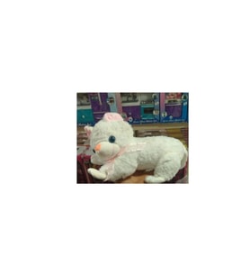 Miyavlayan Sesli Kedi Peluş 35 Cm (Çok Renkli)