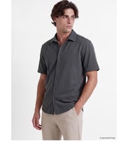 LCW Vision Gri Regular Fit Erkek Gömlek