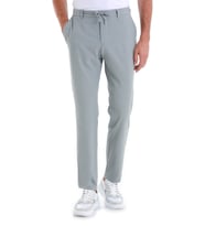 Gri Dinamik Fit Kareli Yandan Cepli Jogger Pantolon