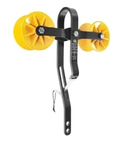 KONG Double Rolley Çiftli Tandem 25 kN Teleferik Tahliye Makarası – EN 12278  UIAA 83302NP00KK (Sarı)
