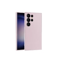 Samsung Galaxy S24 Ultra Uyumlu Kılıf Zore Premier Silikon Kapak (Rose Gold Altın)
