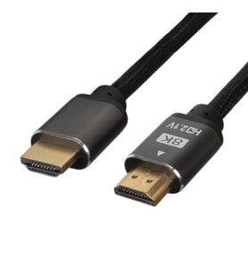 MasterX MX-18938 Örgülü 60Hz Ultra HD 1.5 Metre Örgülü 8K HDMI Kablo