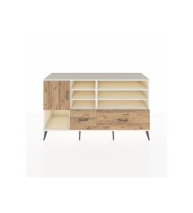 Kronos Konsol 8 Raflı 2 Çekmeceli Tek Kapaklı  176x59x99 Aytaşı-Çam