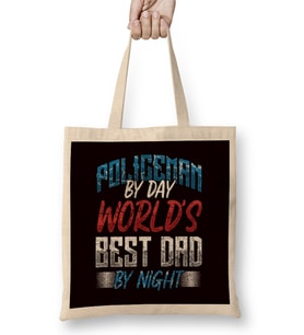 Policeman Best Dad Daddy Father Papa Poppa Stepdad Officer Bez Çanta Uzun Saplı