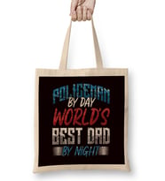 Policeman Best Dad Daddy Father Papa Poppa Stepdad Officer Bez Çanta Uzun Saplı