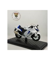Suzuki Hayabusa GSX-1300R Beyaz 1:18 Ölçek Diecast Model Motosiklet