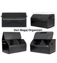 Oto Bagaj Organizeri Deri Bagaj Kutu Çanta