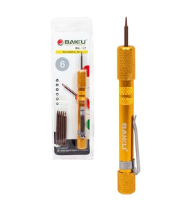 BAKU BK-327 CEP TELEFONU 6 UÇLU TORNAVİDA SETİ
