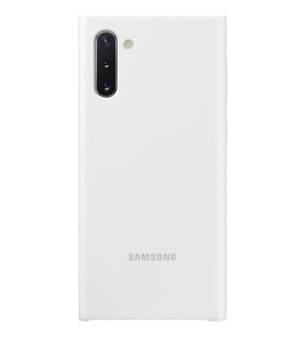 Galaxy Note 10 ile Uyumlu Silikon Kılıf Beyaz EF-PN970TWEGWW