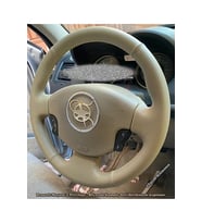 Renault Megane 2 Bej Araca Özel Direksiyon Kılıfı (DÜZ MAT)