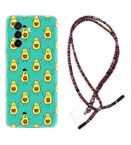 Huawei Nova Y70 Y90 Nova 9 SE  Kılıf Boyun Asklı Rasta Silikon Oynayan Avokadolar 1770