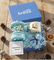 Kişiye Özel İsim Soyisim Hediye Kutusu - Kişiye Özel T Kupa, Atlı Karınca Müzik Kutusu, Peluş Anahtarlık Doğum Günü Hediyesi