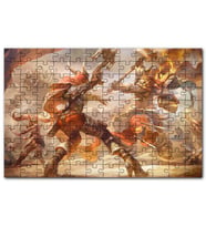 Cakapuzzle Fırtına Sanatının Kahramanları Puzzle Yapboz MDF (Ahşap) (120 Parça)