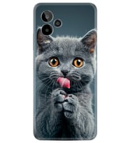 24 Pro Kılıf HD Resim Baskılı Komik Kedi StKd -008