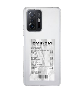 Xiaomi Mi 11T - 11T Pro Uyumlu Eminem Tasarımlı Şeffaf Telefon Kılıfı