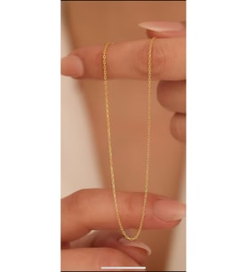 30 Force Zincir Kolye 925 Ayar (Gold)