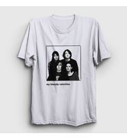 Presmono Unisex Beyaz Band My Bloody Valentine T-Shirt 463431tt