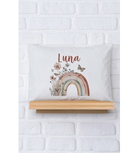 Pia Baby Premium %100 Pamuk İsme Özel Kız Bebek Yastık Kılıfı 35*45 cm 5079-12