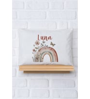 Pia Baby Premium %100 Pamuk İsme Özel Kız Bebek Yastık Kılıfı 35*45 cm 5079-12