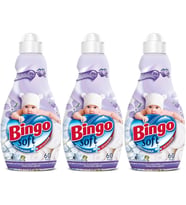 Bingo Soft Çamaşır Yumuşatıcı Konsantre 1440ML Sensitive (Hipoalerjenik) (3 Lü Set)