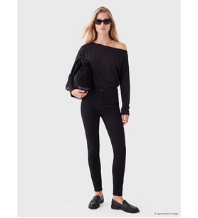 LCW Jeans Siyah Jüpiter Süper Skinny Fit Kadın Jean Pantolon