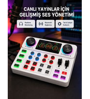 Podcast Karaoke Ve Sosyal Medya Yayınları İçin Ses Kartı