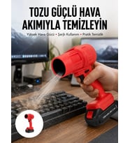 Northcity Güçlü Motorlu Elektrikli Toz Alma ve Temizleme Aleti Yeni Nesil - Turbo Destekli Temizlik Çözümü