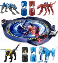 MONSUNO, Lisanslı Mega Arena, 4 Adet Kapsül-4 Figür-4 KART Full Oyun SETİ