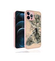 Apple iPhone 12 Pro Max Uyumlu Kılıf Desenli Kamera Korumalı Parlak Zore Nora Kapak (Model 4)