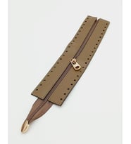 Angel Çanta Aksesuar Vizon Renk 28 Cm Derili Fermuar Light Gold Metalli