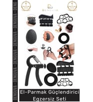 #EgzersizSeti Kas Geliştirme Kavrama Gücü Rehabilitasyon Spor El Parmak Güçlendirici Egzersiz Seti