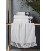 4'lü Grek Desen Havlu Seti 50*90-70*140 (Standart)