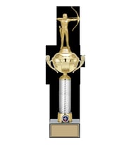 ODAK KUPA - Figürlü Kupalar - Okçu Figürlü Kupalar FG-058 A - 46 cm