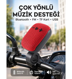 Taşınabilir Bluetooth Hoparlör 800mAh Uzun Pil Ömrü