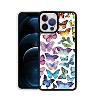 Apple iPhone 12 Pro Max Kılıf Zore M-Fit Desenli Kılıf Butterfly No3