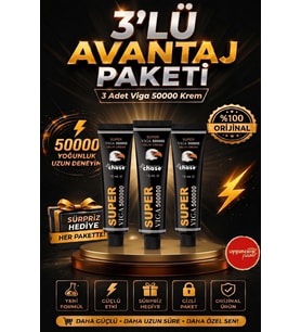 %100 Orijinal 50000 Gecktirici Krem 3'lü Set Erkeklere Özel Gizli Paketleme Avantaj Paketi Premium Kalite