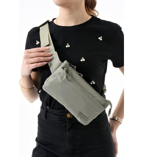 Çok Cepli Bel Çantası Unisex Vizon (Model: 571-13-9R)